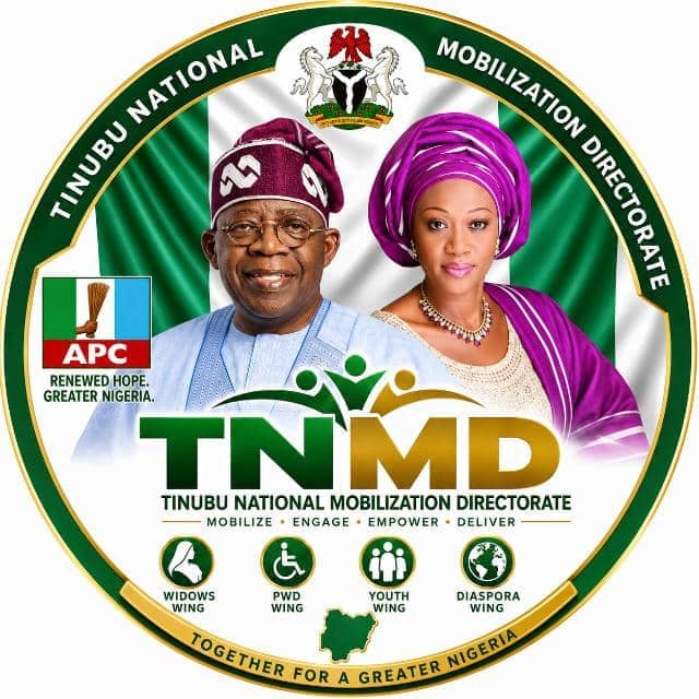 Tinubu National Mobilization Directorate seal
